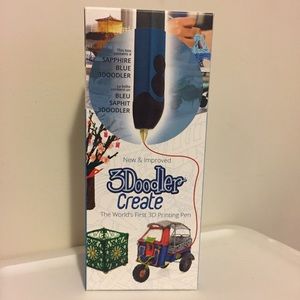 Brand new 3Doodler Create+ 3D printing pen (blue)